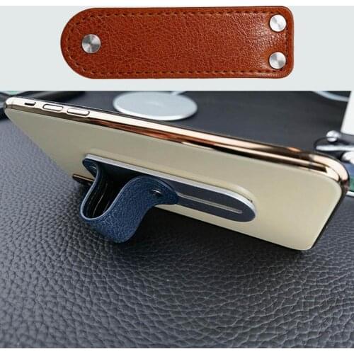 1 PC Finger Ring Phone Holder Solid Color Wrist Band Hand Band Finger Grip Push Pull Universal Mobile Phone Holder Stand