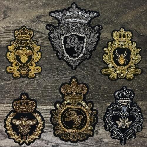 2PcsExquisiteEmbroiderySequinsbadgesclothing patchApplique Jean Jackethat Decoration PatchesSewing Accessoriesbadges for Clothes