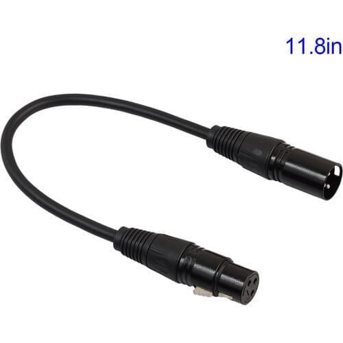 30cm Balanced XLR Cable Microphone Cable Speakers & Pro Devices Male To Female Audio Line GDeals