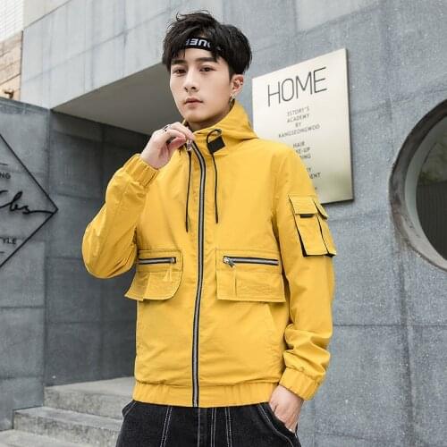 Ding Yu Xuan Hooded Jackets For Men