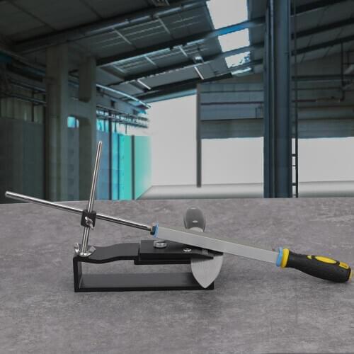 DMD New Iron Steel Kitchen Sharpener Professional Kitchen Knife Sharpener Sharpening Tools Fix-angle With 4 Stones