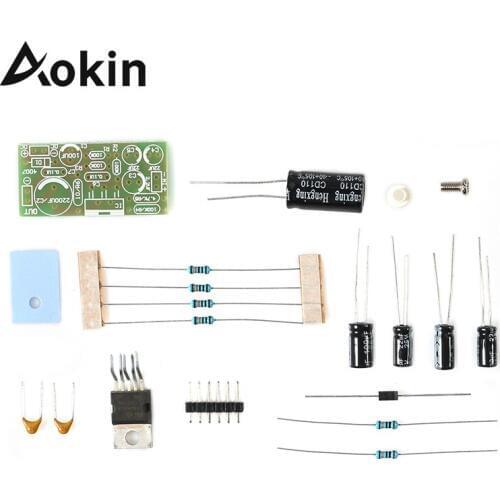 Aokin TDA2030A Electronic Audio Power Amplifier Module Board Mono 18W DC 9-24V DIY Kit