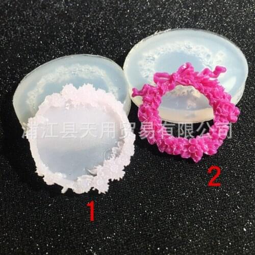 Garland Frame Silicone Fondant Cake Mold Crystal Drops Frosted Mould 17-426