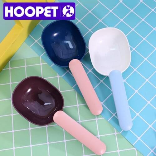 HOOPET 3 Color Pet Food Spoon Pet Food Scale Cup For Dog Cat Feeding Bowl Pet Feeding Shovel Cat FMeasuring Scoop Cup Portable