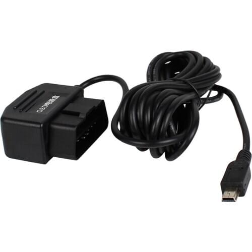 Mini USB Ports Car OBD Cigarette Adapter Lighter power box with 3.5 meters Output 5V 3A Cable switch line For DVR Charging