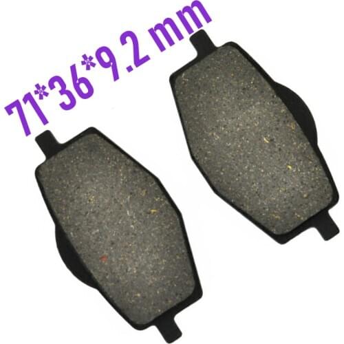 Motorcycle Brake Pad for Yamaha YSR50 YSR60 DT80 TDR80 YSR80 DT125 TDR125R XC125 TR RT180 DT200R XT350 TT600 XT600 Tenere