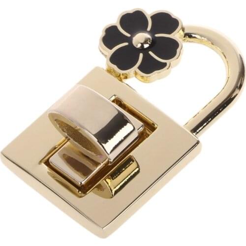 New Metal Clasp Turn Lock Twist Locks for DIY Handbag Craft Bag Purse Hardware Wallet Replacement