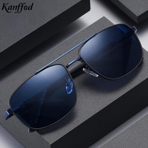 Kanffod 2021 New Retro Polarized Sports Sunglasses Men TAC Lenses Outdoor Classic Brand Sunglasses Anti-Glare Driving Glasses