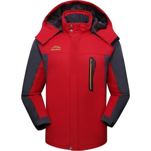 Fall And Winter Clothes Plus-size plus Velvet Jacket Plus-size Outdoor Raincoat Jacket Mountaineering