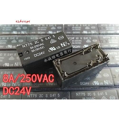 Relay NT752CS0.415 DC24V 8A New 8-legged NT752CS0.415 DC24V