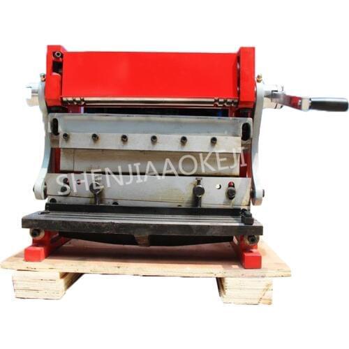Manual shearing board machine Bending machine 350mm Three-in-one copper iron aluminum plate multi-function machine HSBR-305 1pc