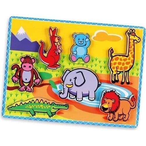 Viga Toys Vigatoys 2d Wild Animals Puzzle
