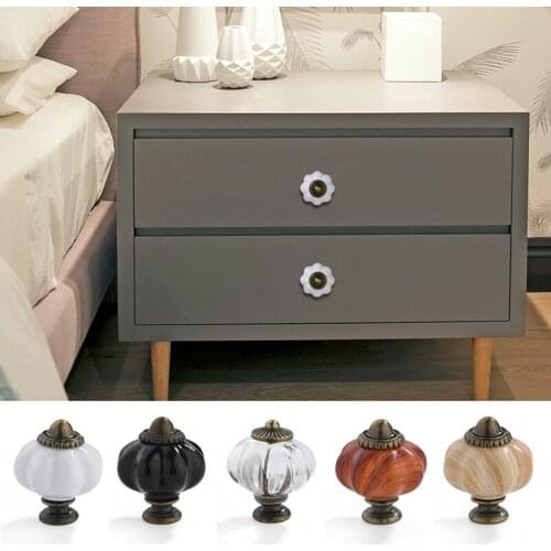 Vintage Ceramic Door Knobs for Cabinet Drawer Closet Cupboard Wardrobe Furniture Door Pull Handle Cabinet