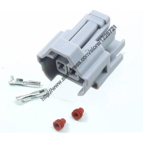 10Kits/Lot 2P 6189-0060 Nippon Sumitomo Denso Top Slot Female Fuel Injector Connector Female Connector KIT NEW EFI case