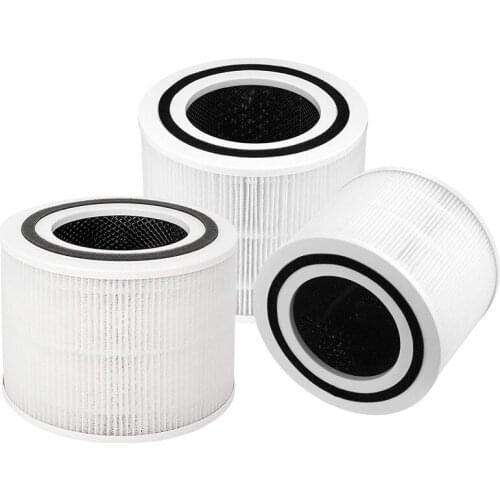 3 Pack H13 Grade True HEPA Replacement Filter for LEVOIT Core P350 Air Purifier, Replacement Core P350-RF