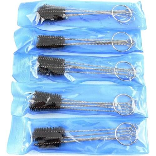 5 Sets 25pcs Tattoo Tube Tips Brushes Nozzle Grip Cleaning Brush Brushes for Drinking Straws, Airbrushes, Hummingbird Feeders