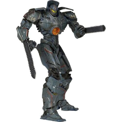 BANDAI 18cm model by hand Series 2 Pacific Rim Battle Damaged Gipsy 7 Deluxe Figura de accion Children Toy Birthday Gift