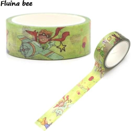 Flyingbee 15mmX5m Prince Washi Tape Paper DIY Decorative Adhesive Tape Stationery Funny Masking Tapes Supplies X0270