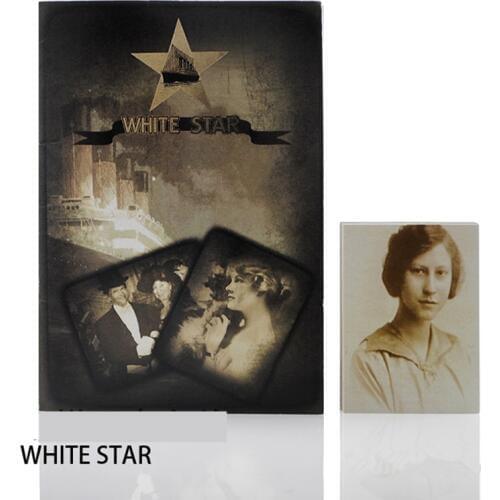 Titanic List Whitestar - Magic Tricks,White Star,Gimmick,Prediction Named Card,Magic Props,Close Up Magic,Stage,Mentalism