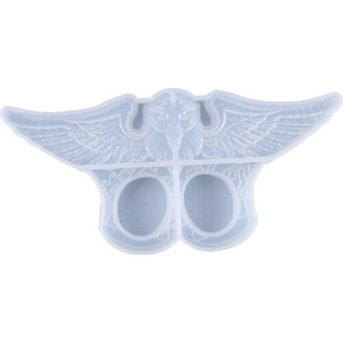 1PC Cute Eagle Wings Rings Silicone Mold DIY Making Craft Epxoy Resin Jewelry Mould Supplies