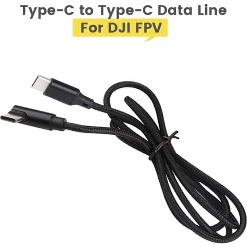 Type-C Data Cable 100CM for DJI FPV V2 Glasses Image Transmission Line Braided DJI FPV V2 Glasses Drone Accessories