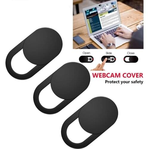 Webcam Cover Antispy Camera Cap Slide Ultra Thin Laptop Protect Your Lenses Privacy Sticker for iPad Laptop PC Tablet Smartphone