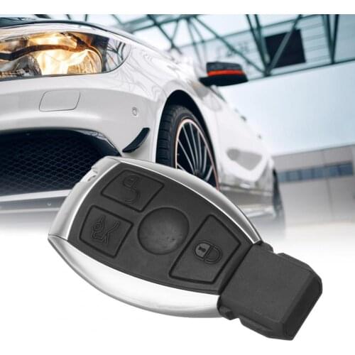 80% Hot Sell Remote Key Case 3 Buttons Dust-proof Metal ABS Shell Car Key Case for Mercedes-Benz