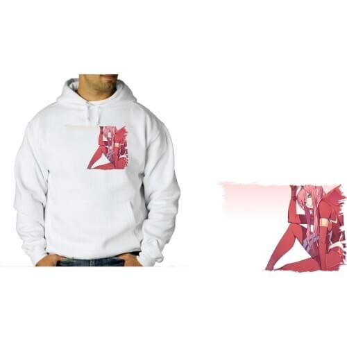 MERCHANDMANIA hoodie DARLING IN THE FRANXX ZERO TWO custom man unisex child polyester tecnica offer