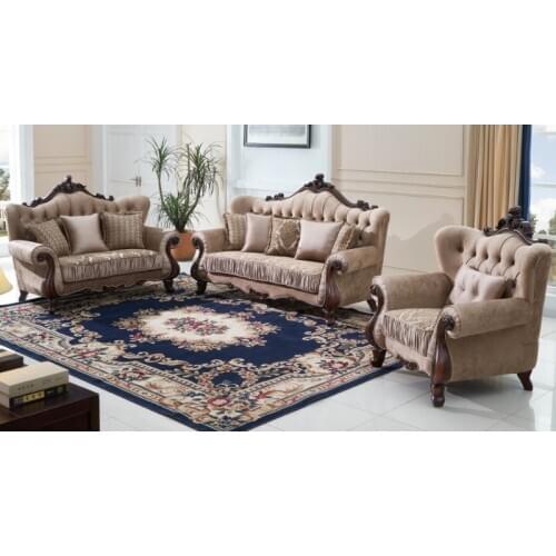 French style living room sofa sets classic luxury Sofá de salón de estilo francés establece lujo clásico WA541