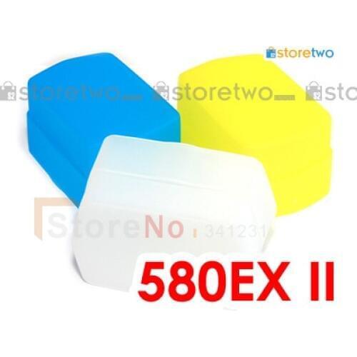 3pcs Flash Diffuser softbox set for Can&n 580EX II 580EX Speedlite Yongnuo YN-560 565EX Gogox V850 V860C light 3pcs color choose