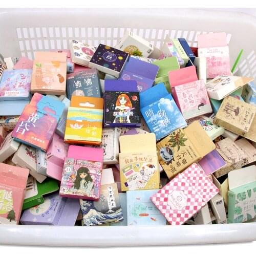 45Pcs Mix Sticker Aesthetic Decorative Stickers Scrapbooking For Notebook Diary Journal Paper Sticker Flakes Stationery Supplies