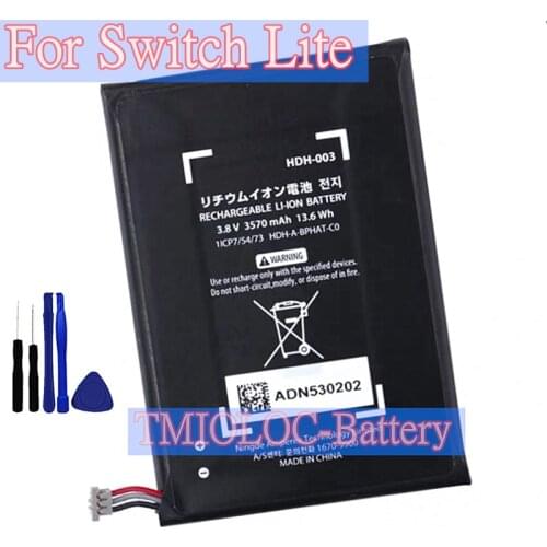 New Original High Quality HDH-003 battery For Nintendo Switch Lite Game Player 3.8v 3570mah Li-ion Rechargeable Batteries