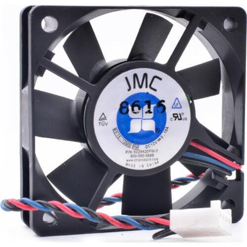 Original JMC 6015-12MS 6cm 6cm 12V 0.15A server power supply chassis cooling fan