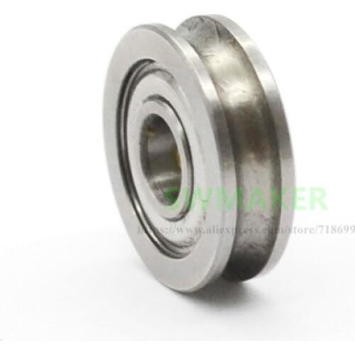 U604zz bearing 3D printer extruder guide wheel U groove guide pulley bearing MK8 extruder 4*13*4mm