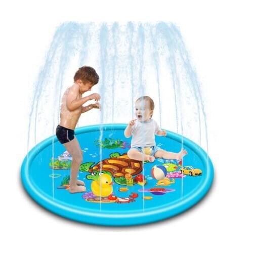 170cm Family Inflatable Pool, Above Ground Pool, Kid, Adult Kids, Blue Garden, Outdoor Play Pool, Gonflable Pool Cover