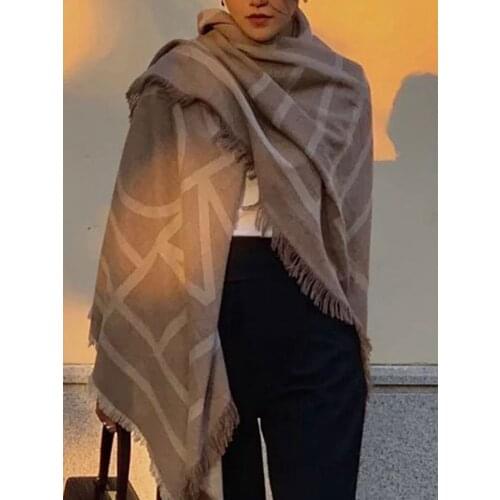 High Quality Cashmere Scarf 150CM Big ScarfS Classic Coat Autumn Winter Shawl Scarf