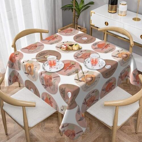 Disk Tablecloth Retro Printed Table Cover Summer Cheap Decoration Polyester Table Cloth