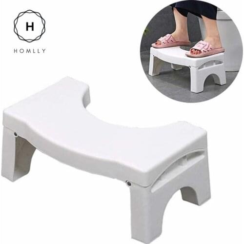 Homlly Squatty Foldable Toilet Stool