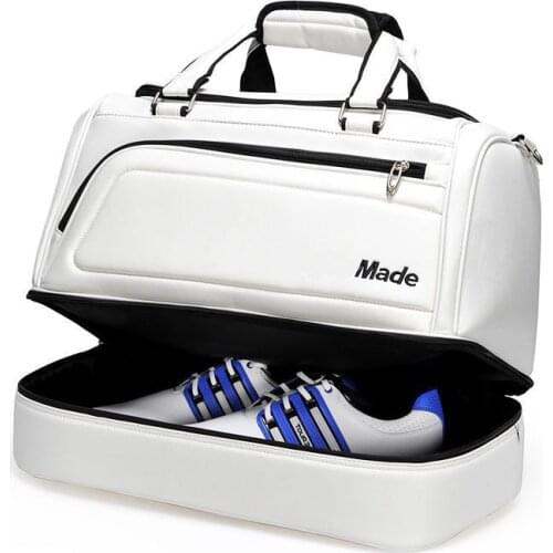 Golf Bag Sports Outdoor Goods Large-Capacity PU Shoe Bag Travel Handbag Unisex High-Quality Wear-Resistant and Waterproof
