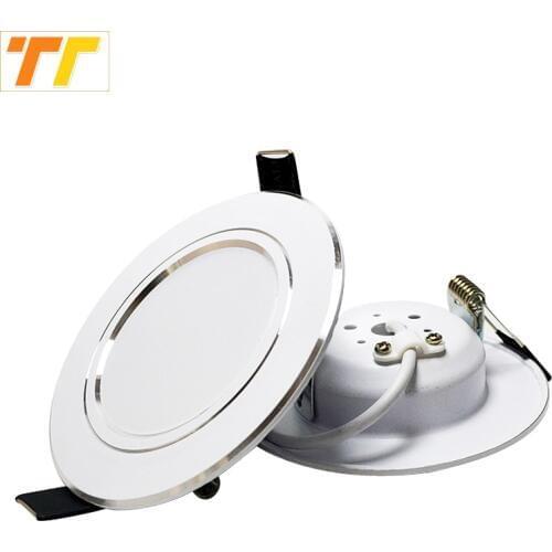 High power Led Downlight white 3W 5W 7W 9W 12W 15W 18W 220V LED Ceiling bathroom Lamps living room Home Indoor Lighting