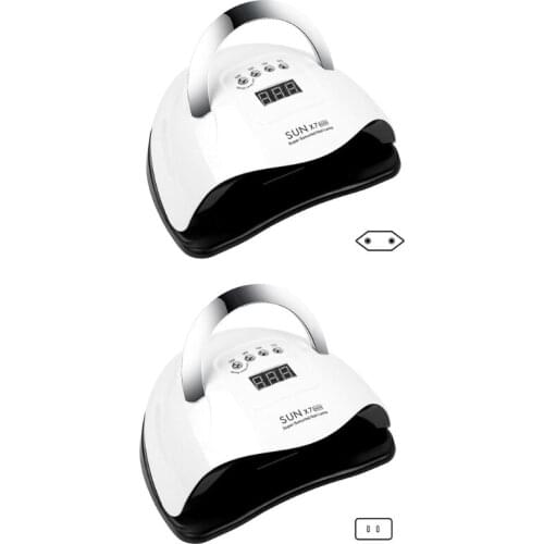 Rc Shape Handle Nail Dryer 180W UV LED Lamp Nail Phototherapy Machine LCD Digital Display for Curing Gel Nail Polish