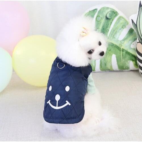 Winter Dog Clothes Shih tzu Warm Clothes For Small Medium Large Pet Coat Teddy Padded Jacket Pomeranian Suit For Cat Sweater