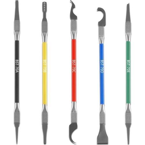 0.07MM Stainless Steel CPU Crowbar Removing Glue For Mobile Phone Motherboard BGA PCB CPU Chip DIY Tool Opening Scraper prepair