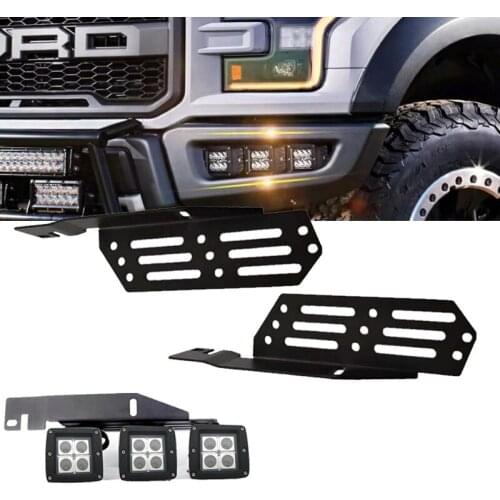 1pair High Power LED Fog Light with Hold Stand Bracket For 2017-2020 FORD F150 SVT Raptor