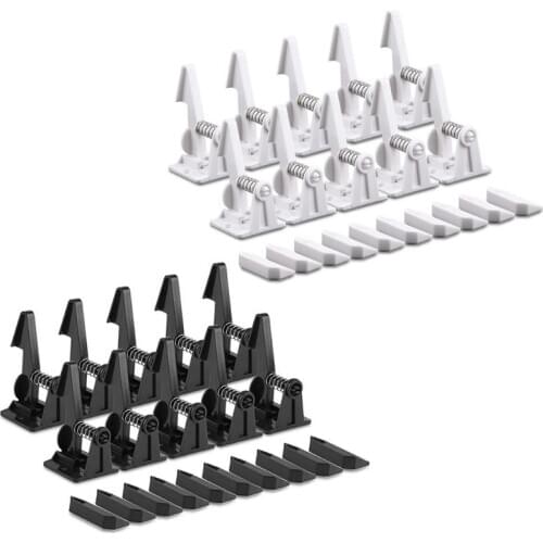 10pcs Child Safety Protective Lock Baby Anti-pinch Hands Invisible Spring Lock