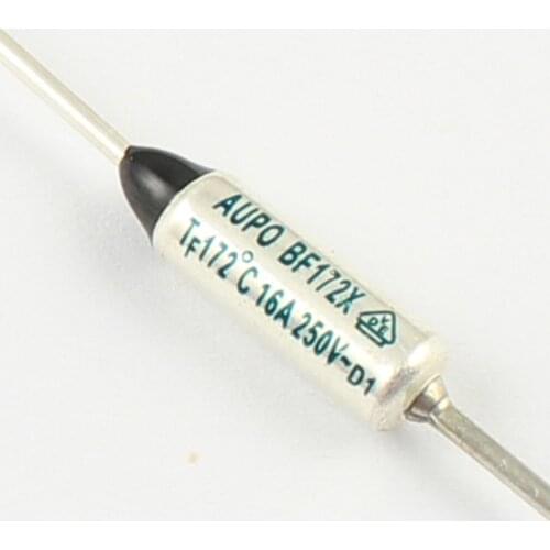 10pcs New Aupo Thermal Fuse Cutoff TF 172 Degree 250V 16A BF172X
