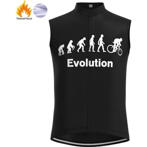 1999 Competition Evolution Man Retro Black Cycling Jersey Fleece winter sleeveless Clothing Bike Jersey maillot ciclismo hombre