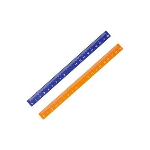 2pcs/set BZNVN magnetic strip, orange 20cm measurement range, straight ruler white board magnetic ruler two