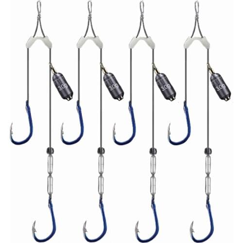 2021 Fishing Tackle Sinking Fishing Hook Leader Carp Fishing Hooks Europe Feeder Group Carp Hook Accessories 5pcs/Set