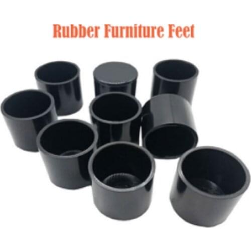 8Pcs Black Anti Slip Furniture Feet Table Chair Legs Cabinet bed Table Box Shock Pad Tile Floor Protector Furniture Parts